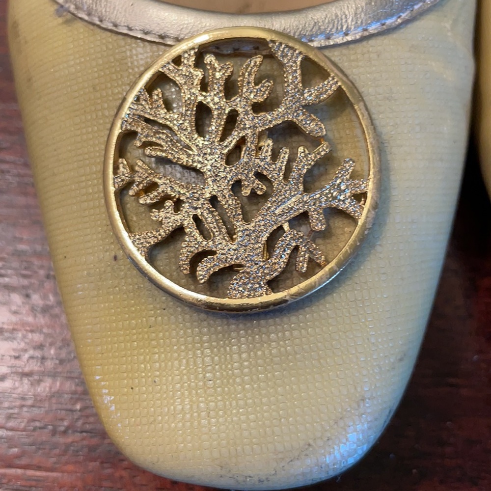 Lilly Pulitzer leather ballet flats